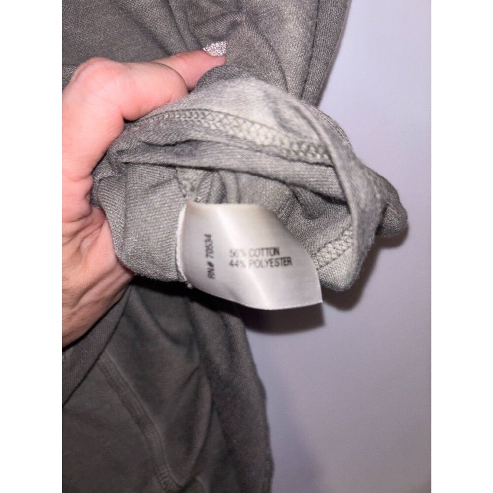 Orvis Gray V-Neck Hooded shirt Pullover Hoodie Small - Picture 7 of 10